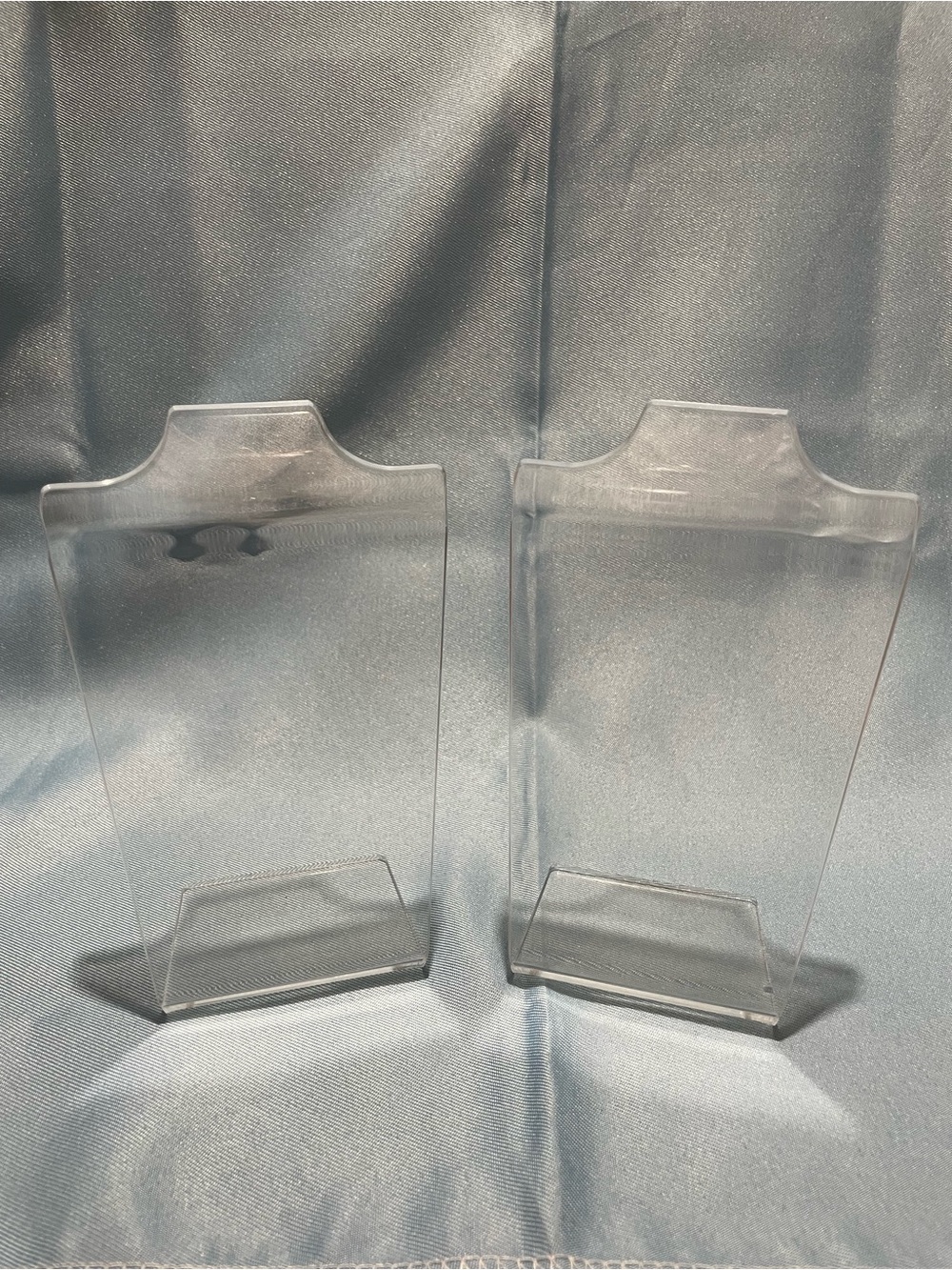 Clear Acrylic Necklace Holder- Set of 2